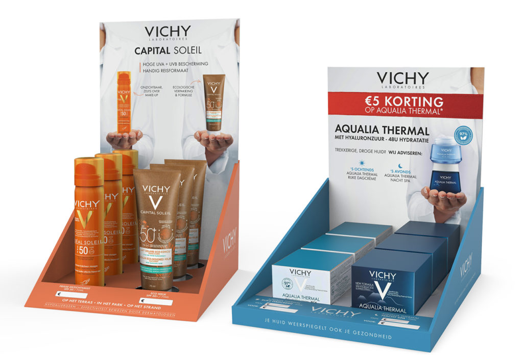 Vichy presentatieboxen