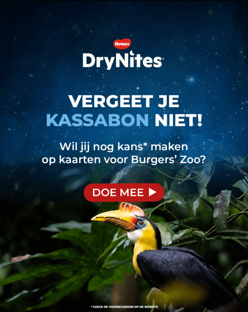 Werk voor DryNites × Burgers’ Zoo