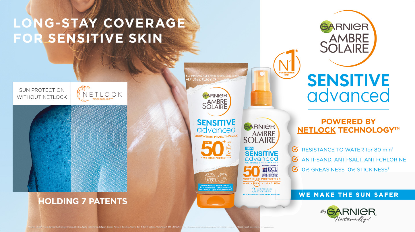 Garnier Sensitive banner