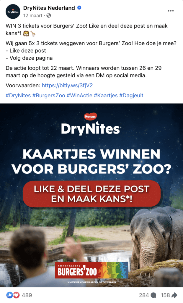 Werk voor DryNites × Burgers’ Zoo