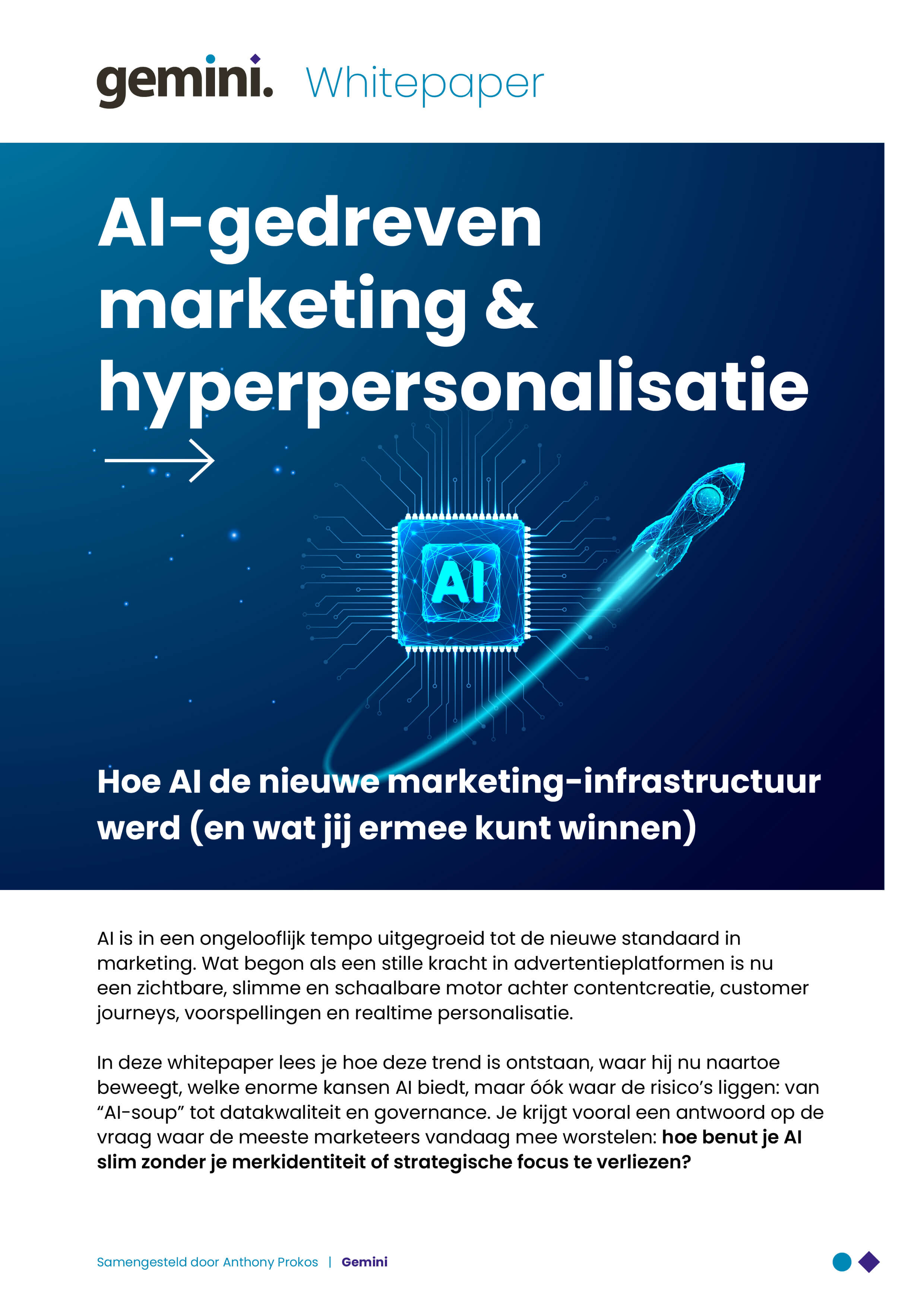 Cover: AI-gedreven marketing & hyperpersonalisatie