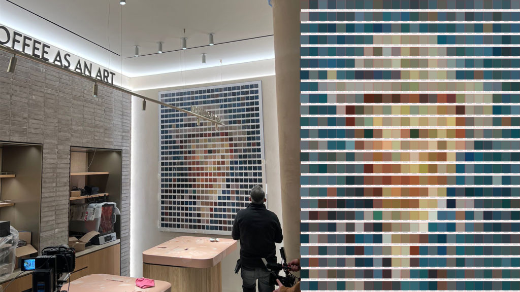 Detail van het werk voor Nespresso