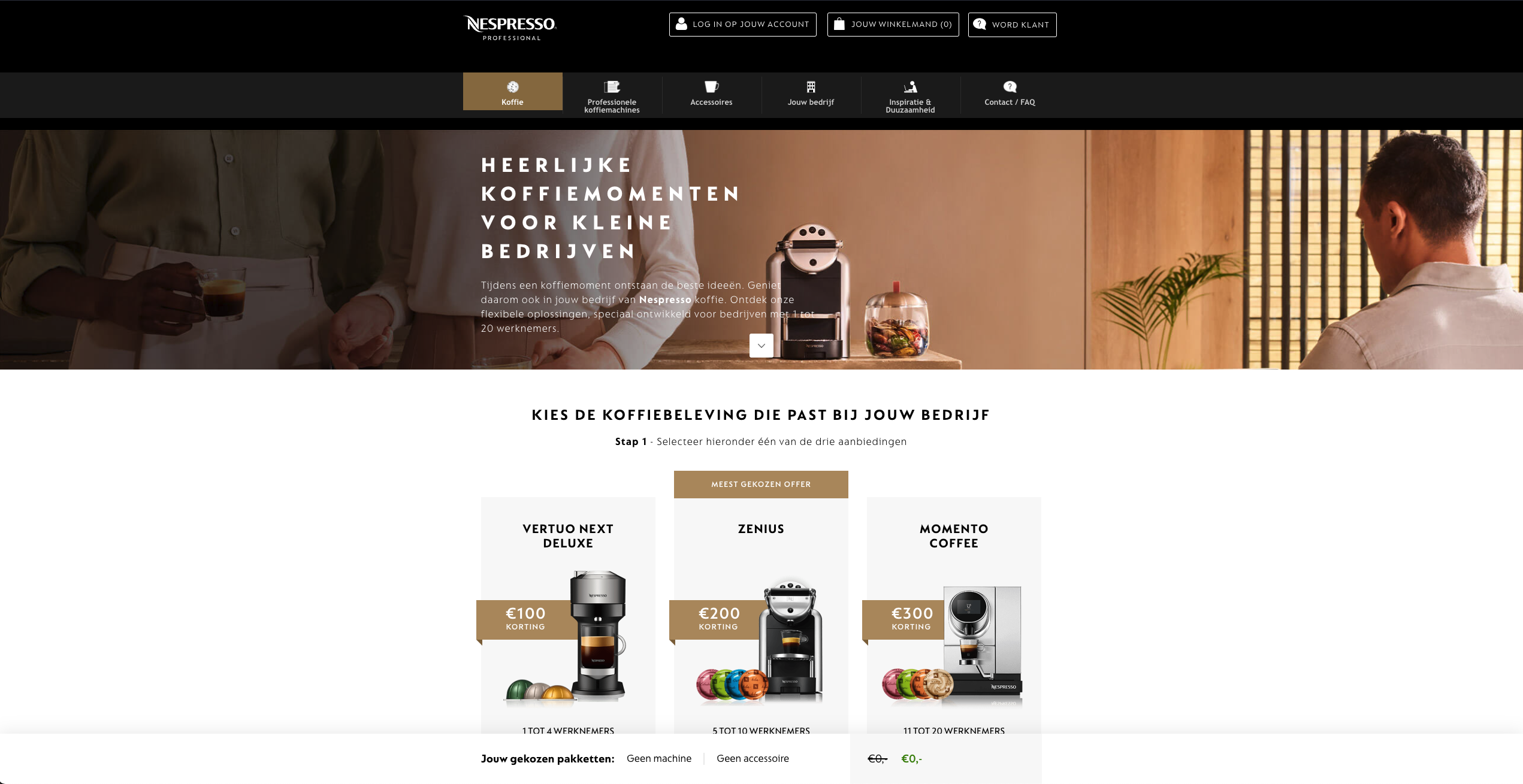 Nespresso - international coffee day landingspagina – gemini design – gemini design