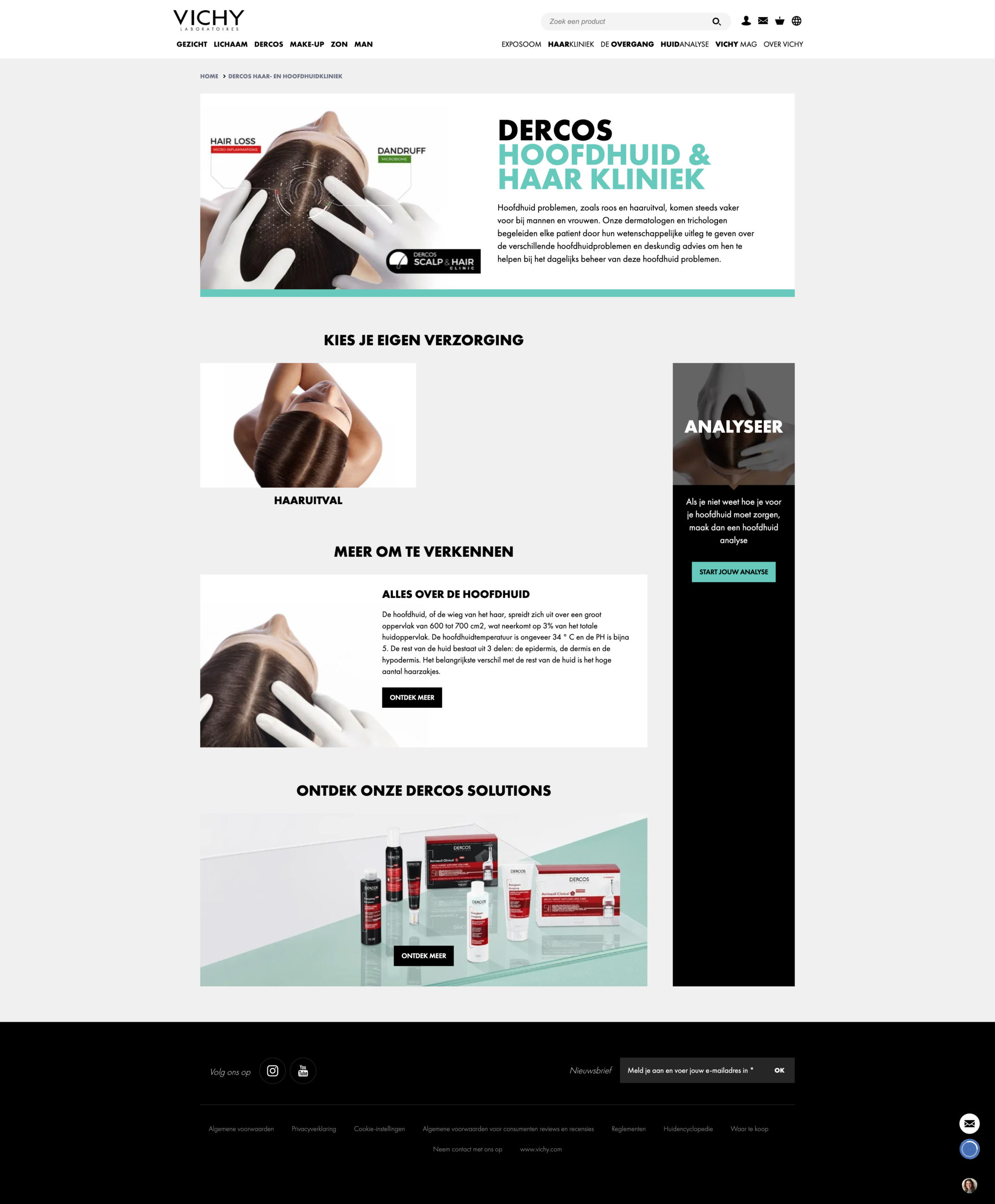 Vichy dercos kliniek – gemini design