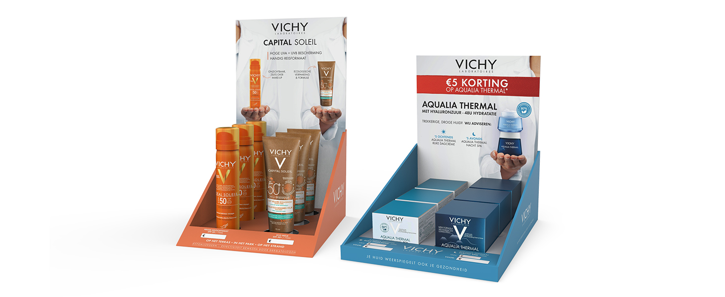 Vichy capital soleil presenteerboxen – gemini design