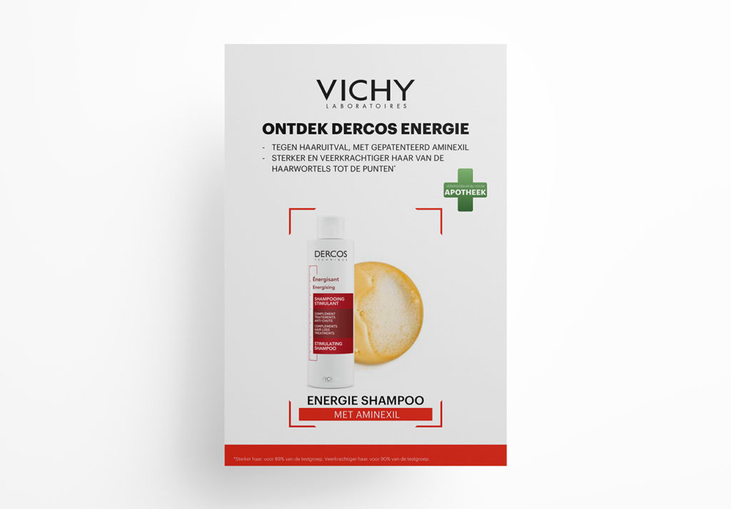 Vichy dercos energie flyer – gemini design